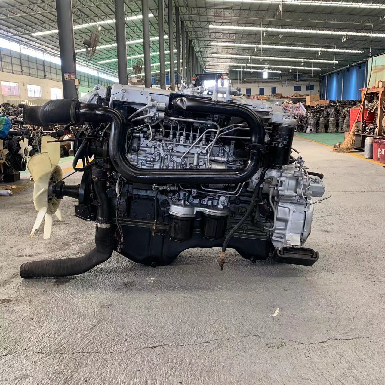 Armada 6D24T Mitsu bishi Mixer Diesel Engine Assy Complete Car Parts Used from Japan