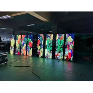 Shopping Mall Square LED Poster Display P3 RGB 3 In 1 192*192 Module Size