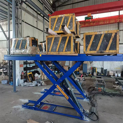 T400A Space Saving Scissor Lift For Vehicle Alignment In Workshop