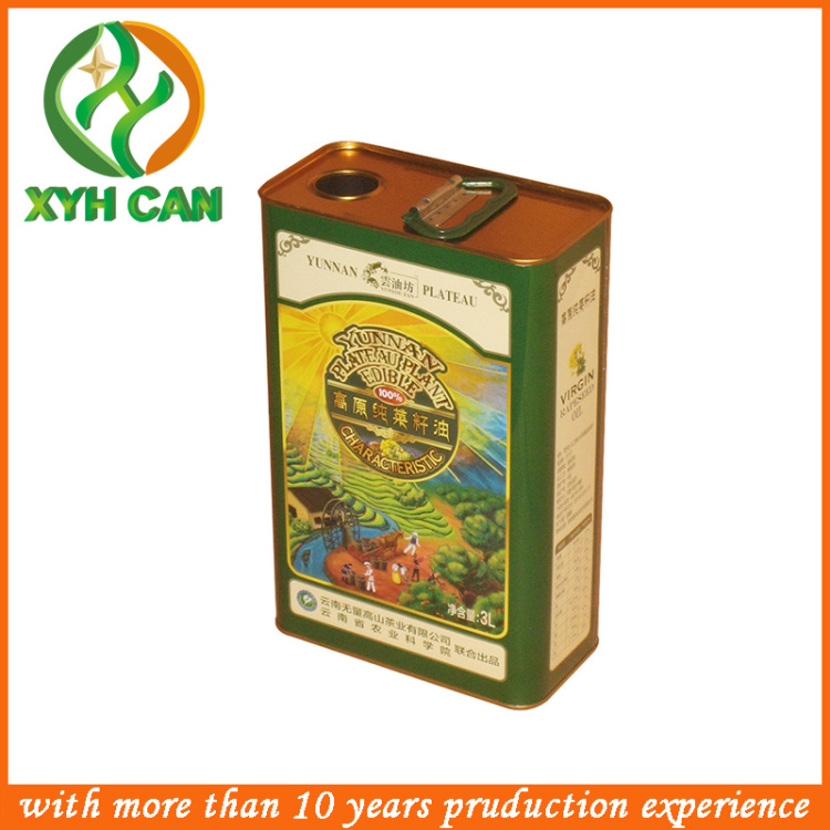 Olive Oil Tin Cans Metal Tin Cans Packaging Containers for Cooking Oil