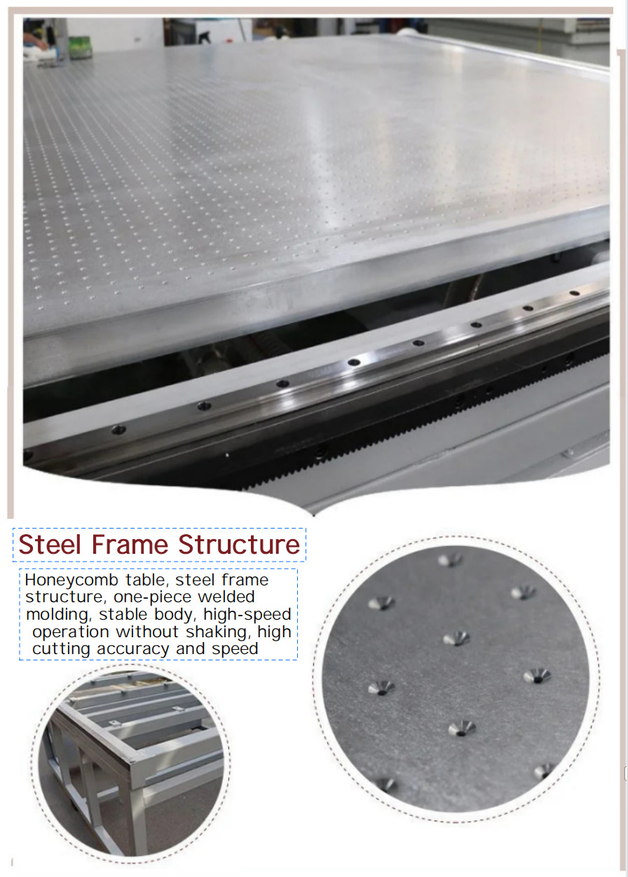 200mm/s - 2600mm/s Composite Material Cutting Machine 50Hz Acoustic Panel Cutting Machine