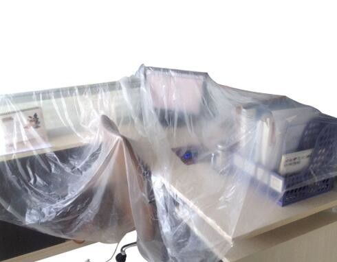 make to order painter drop dust sheet,dust proof transparent dust sheet cover made in china, transparent plastic cover s