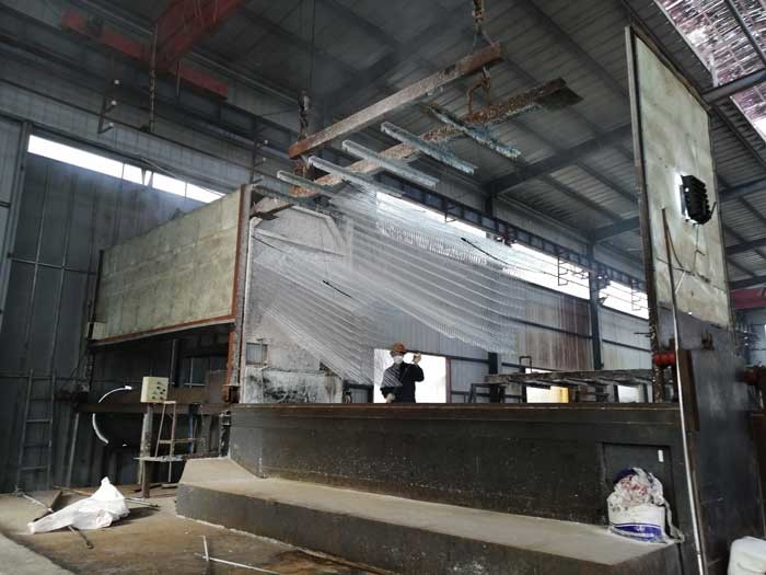 0.75kw Galvanized Wire Chicken Cages , Automatic Layer Poultry Farming Equipment
