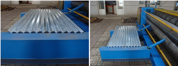 1250mm Feeding Width Galvanized Steel Corrugated Sheet Making Machine High Speed