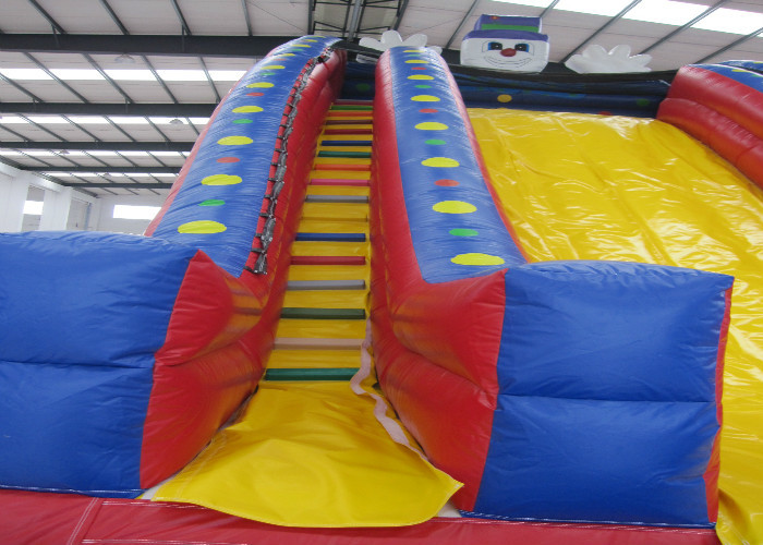 Quadruple Stitching Commercial Inflatable Water Slides Clown Design General inflatable high slide on sale