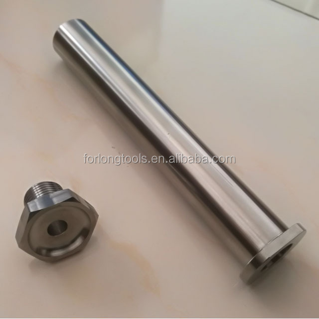 Titanium Alloy Spindles with Natural Finish and DIN Standard 5/8" Diameter