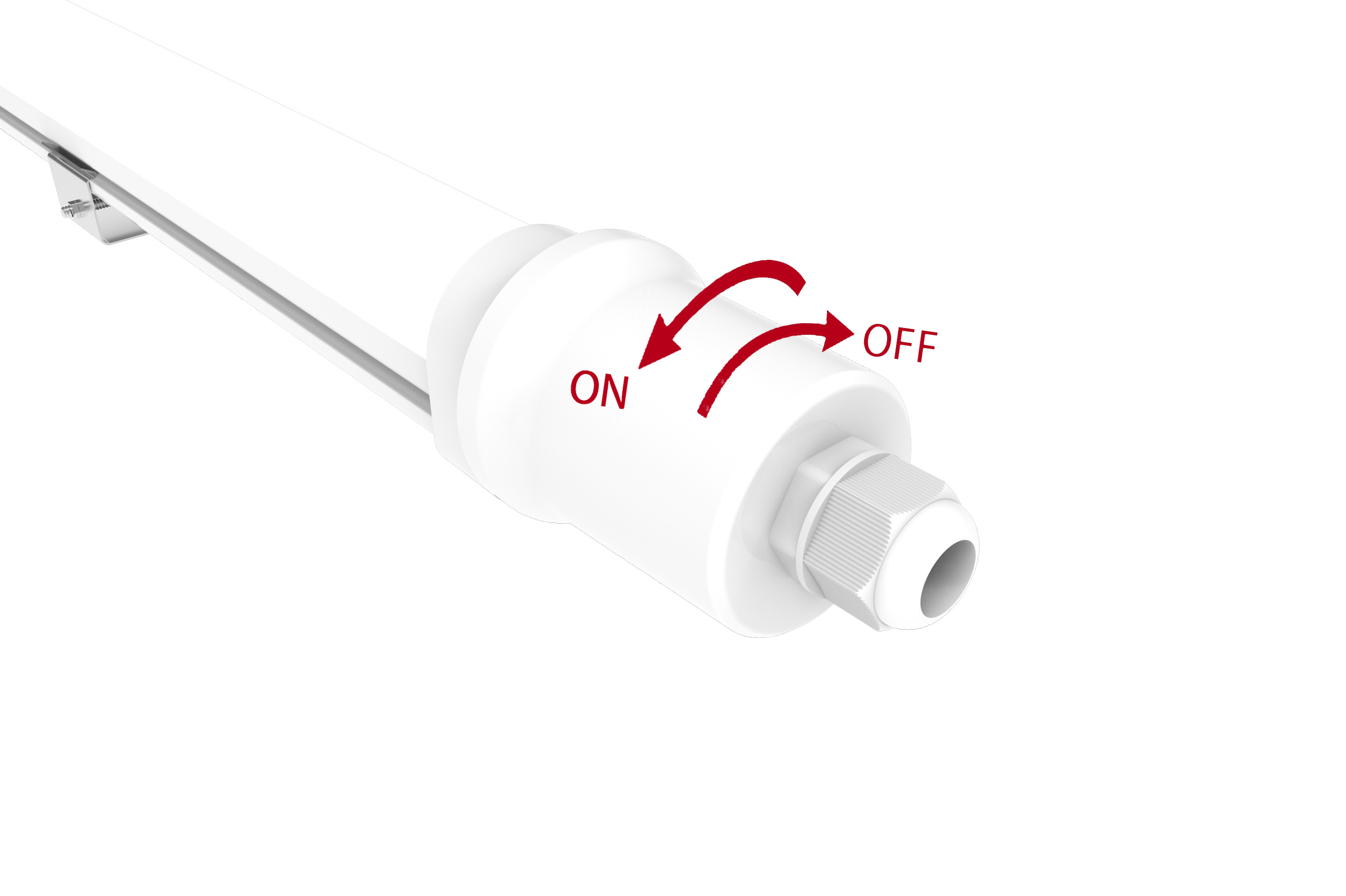 Linkable IP67 Protection LED Tri Proof Lights With CE Approval
