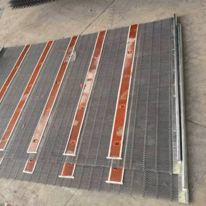 Crimped Woven Poly Ripple Self Cleaning Screen Mesh For Black Mining Sieves In