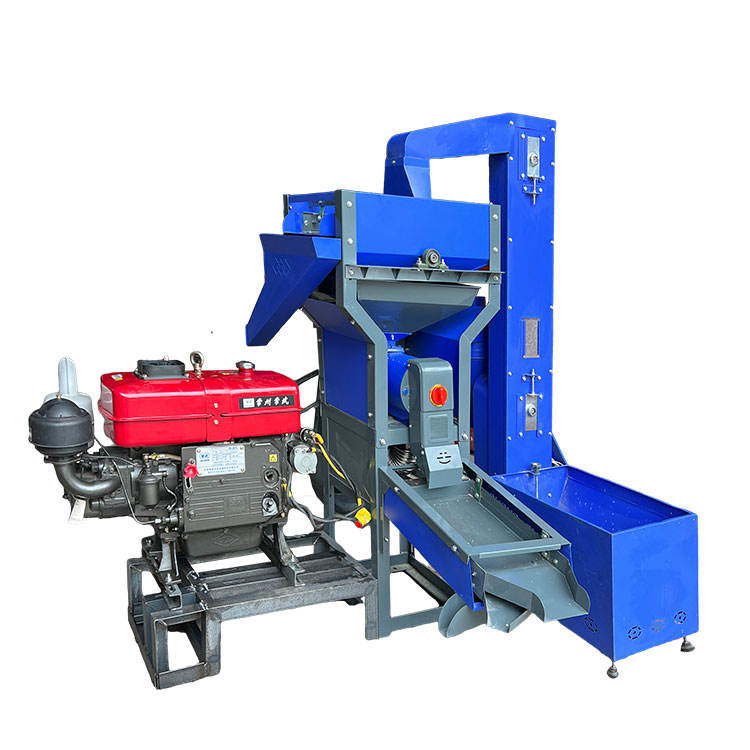 Multi-functional diesel-powered rice milling machine produced by Backbone Machinery