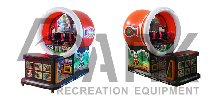 High Resolution Shooting Arcade Machines Low Power Consumption 180KG