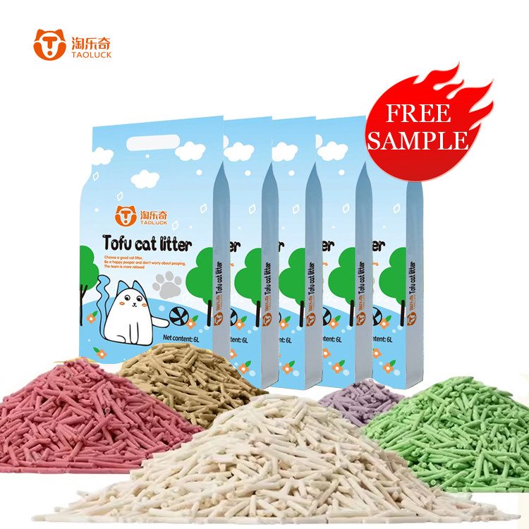 Long Lasting Biodegradable Tofu Cat Litter Freshness Eco Friendly Tofukitty Litter