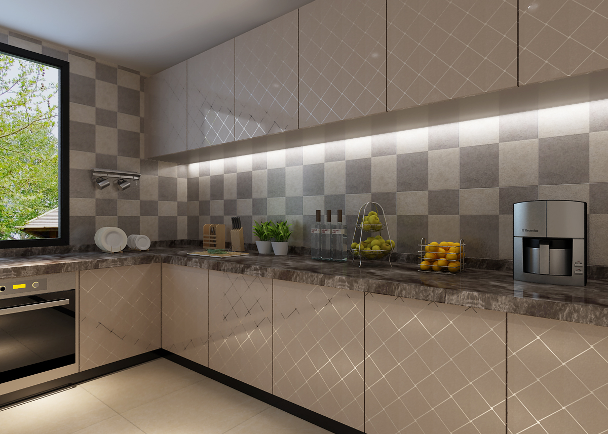 High Glossy Self Adhesive PVC Vinyl Waterproof Oil Proof Film Wallpaper for Kitchen Cabinet Wardrobe Modern Design Style