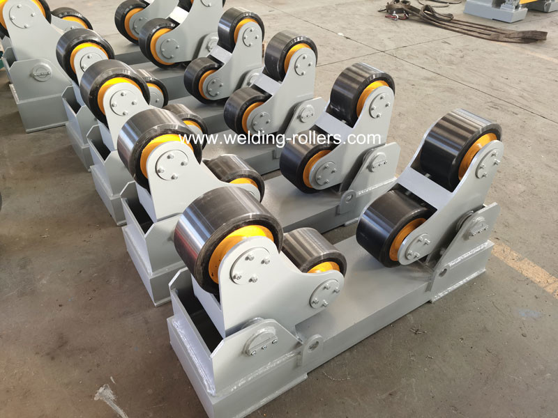 Self Aligning 5 Ton Pipe Welding Turning Rolls 0.75kw