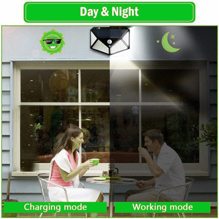 3w SMD Chips LED Solar Wall Light Outdoor PIR Sensor Solar Garden Lights