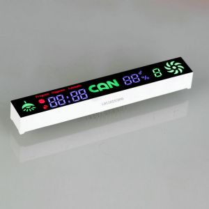 MULTICOLOUR CUSTOM 7 SEGMENT LED DISPLAY FOR KITCHEN HOOD