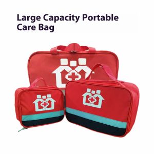 Large Capacity Portable Travel First Aid Kit with 3 Years Shelf Life and 28 x 10