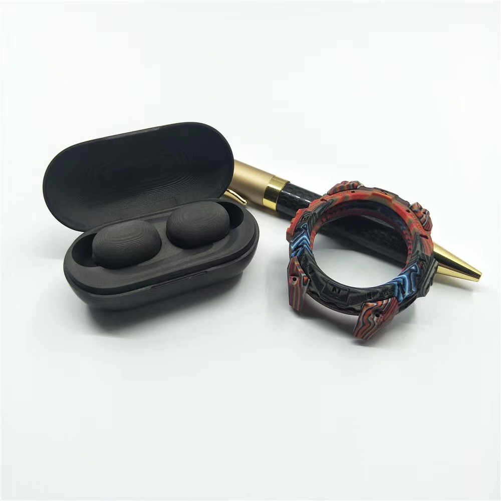 Machining Chopped CNC Carbon Fiber Parts Bezel Prototype Custom Watch Case