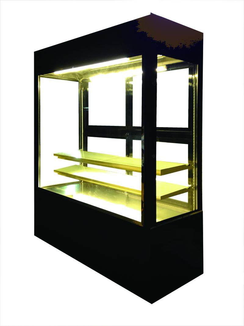 Luxury Square Style Cake Display Freezer 1800 X 650 X 1240 Low Energy Lighting