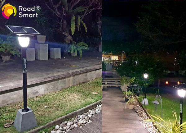 Modern Design Solar Powered Outdoor Street Lights , All In One Garden Light 500