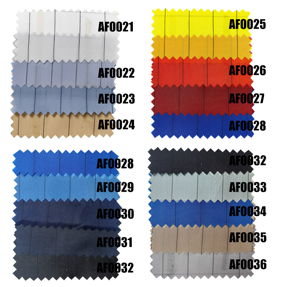 Lab Lint Free Anti-static 17MM Stripe 99% Polyester+1% Conductive Filament ESD Antistatic Fabric