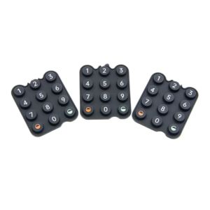 Customized Silicone Calculator Buttons, Various Control Panel Rubber Buttons,