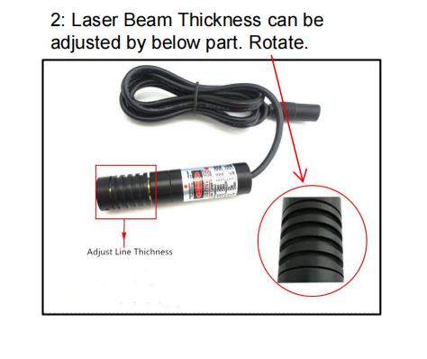 635nm 650nm Red Single Line Cross Line Laser Level for Clothing Cutting Bed Magnetization