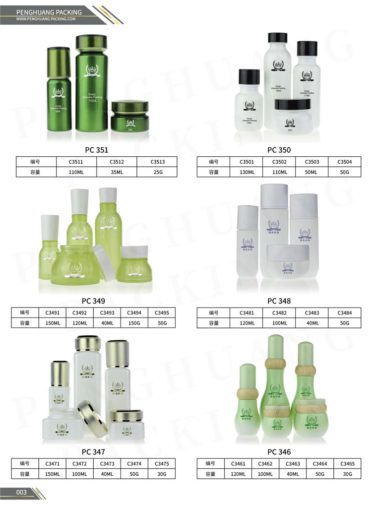 Transparent 30g Glass Bottle Jar With Acrylic Cap for skincare