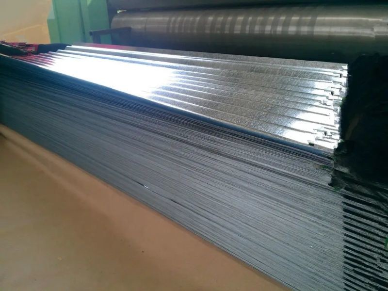 Galvanized Corrugated Carbon Steel Roof Sheet 18 Gauge Zero Mini Spangle DC01 DC02