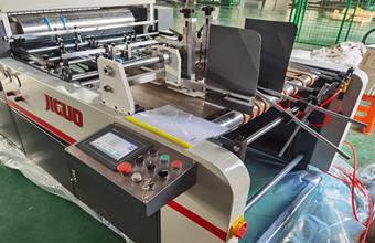 150×150mm Paper Automatic Window Box Patching Machine Corner V Cut And Creasing
