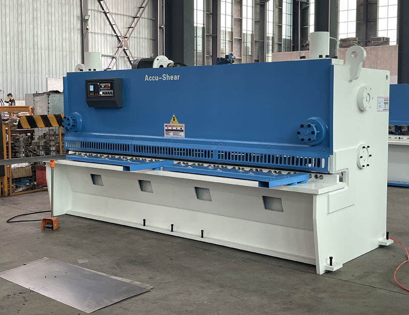6*3200mm CNC Hydraulic Guillotine Shearing Machine with Estun E21S Controller Heavy Duty Industrial Table