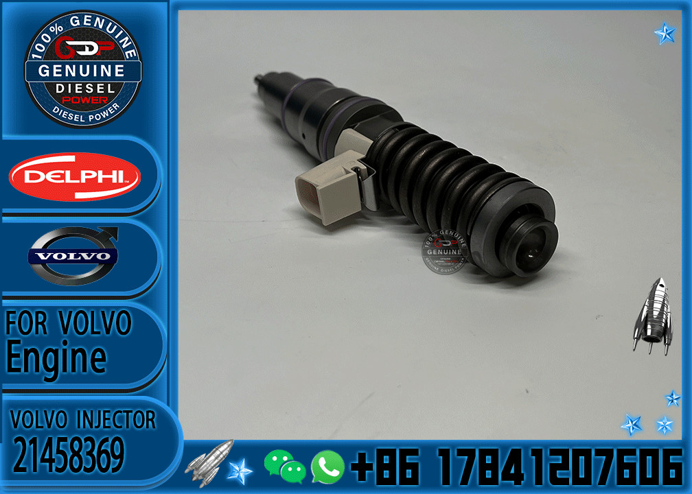 Diesel Fuel Injector 21458369 22499124 22717954 For VOLVO D13/D16 Engine