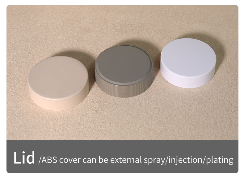 Acrylic Collar Material 50gm Plastic Wheat Colour Cosmetic Set Cream Jars for Cosmetic Jar Packaging Solution