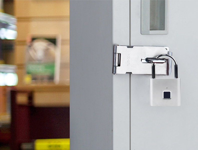 10 fingerprints Rainproof Smart fingerprint padlock