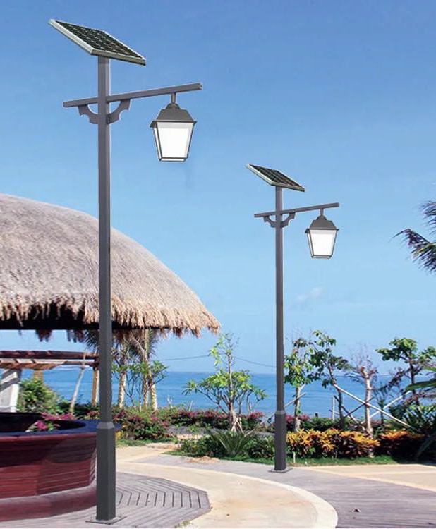 3-4m Led Solar street light led Street Lights High Transmissivity solar garden light more than 150km/h wind resistance