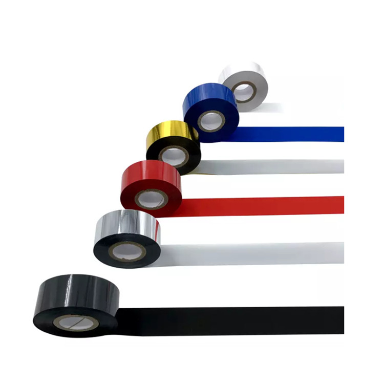 black hot stamping date coding foil for PVC,OPP,PET,PC,PP,Plastic