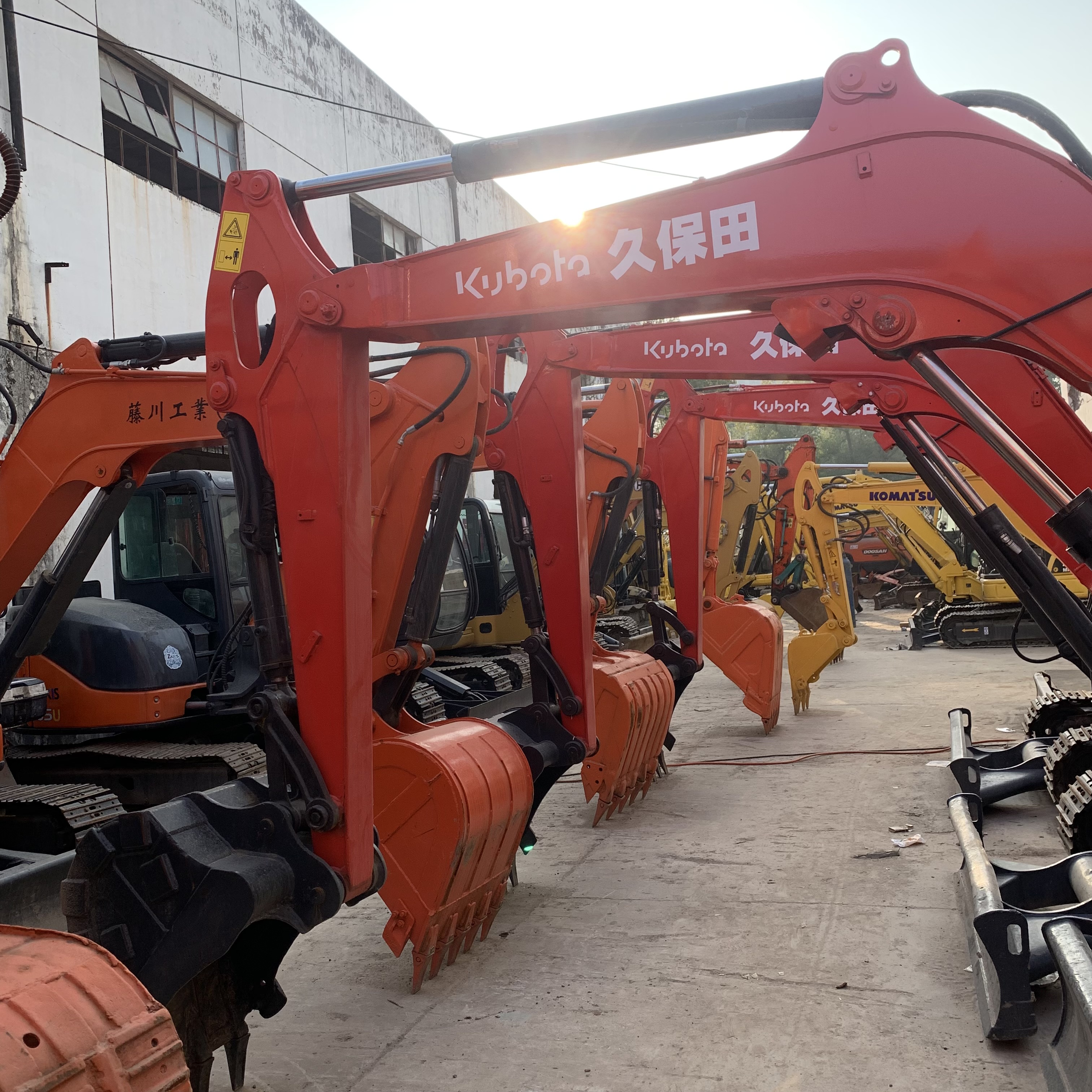 Kubota KX163 KX165 KX155 Second Hand Mini Excavator with Excellent Working Performance