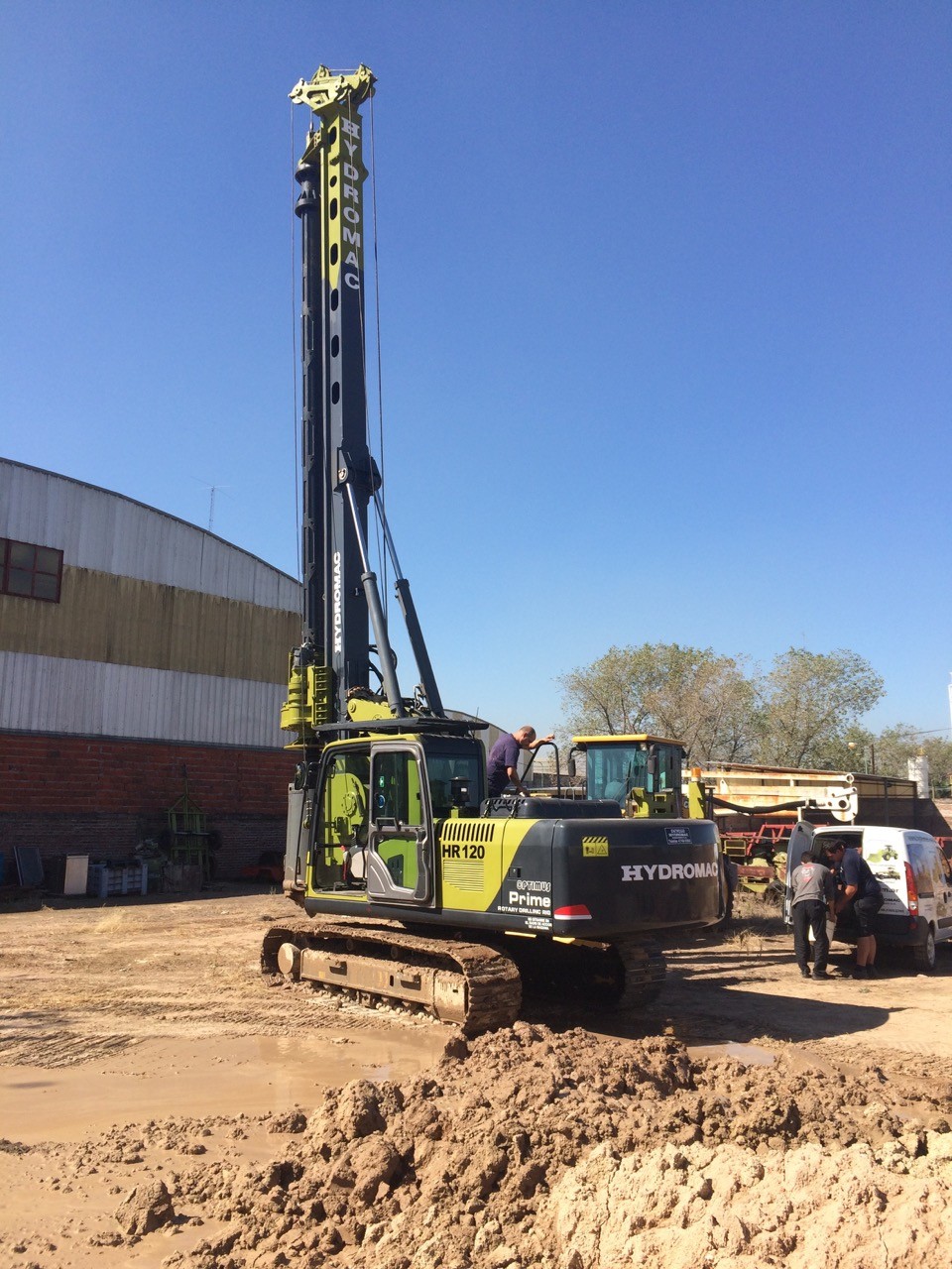 Large Hydraulic Piling Rig Machinery Max Torque 80kNm KR80A Max. Drilling Diameter 1000mm Max. Drilling Depth 28m