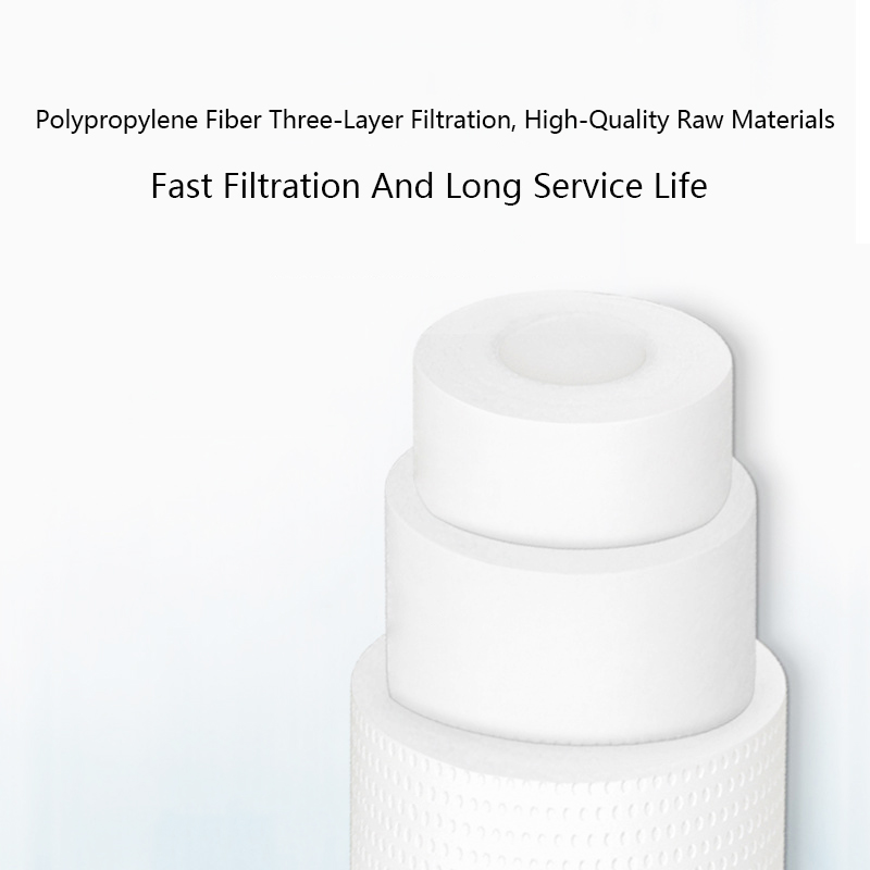 Hydrophobic PTFE Membrane Filtering Impurities 10 Inch Water Pump Filter Cartridges