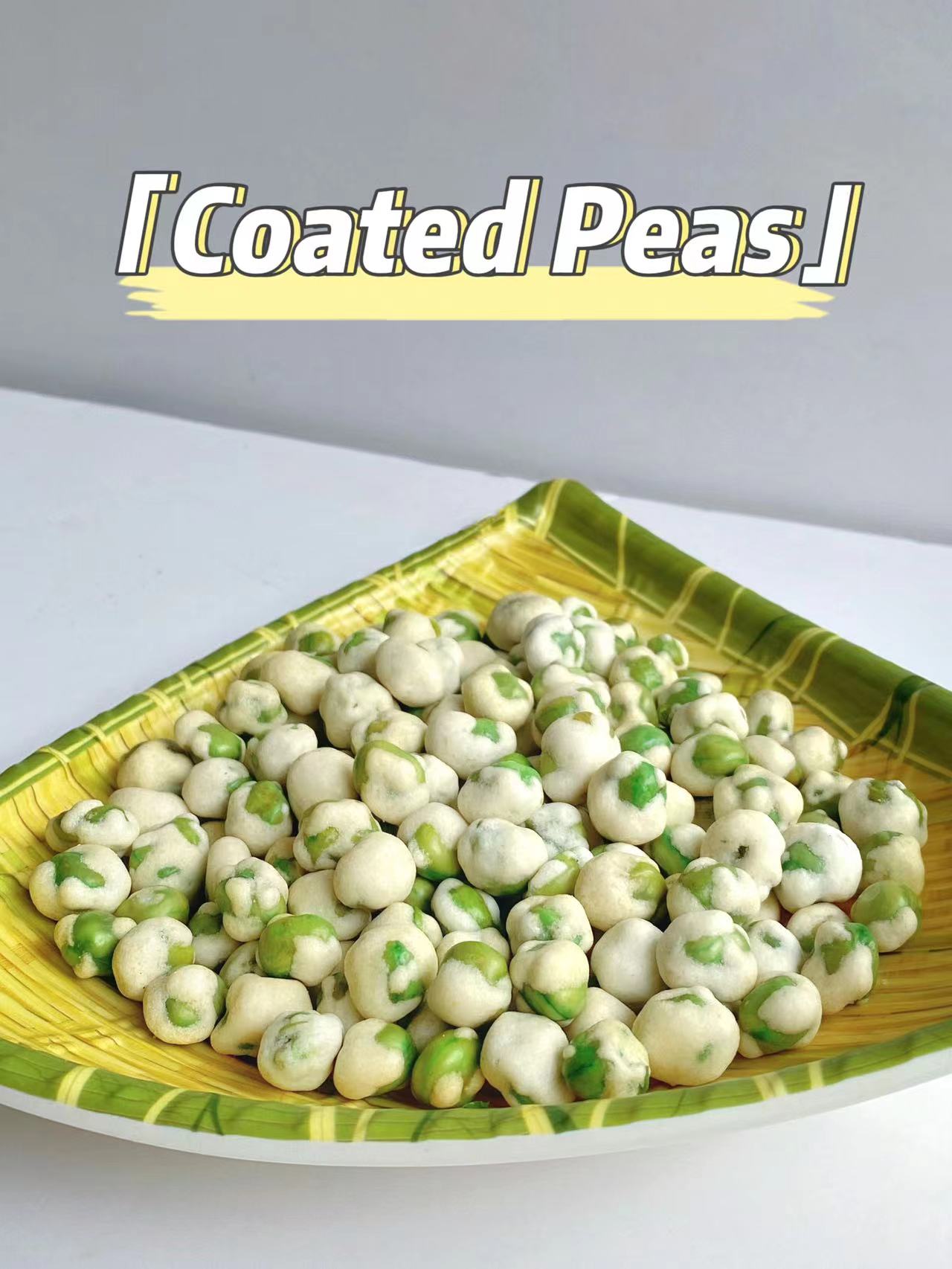 Salty Sweety Green Pea Snack Wasabi Roasted Fried Peas Snack