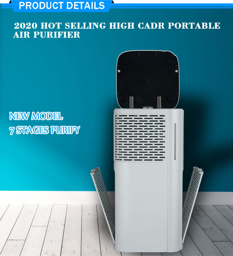 Homefish OEM Luftreiniger Tuya WIFI Air Cleaner H13 HEPA Air Purifiers CADR 980m3/h Air Purifiers for Home Large Room
