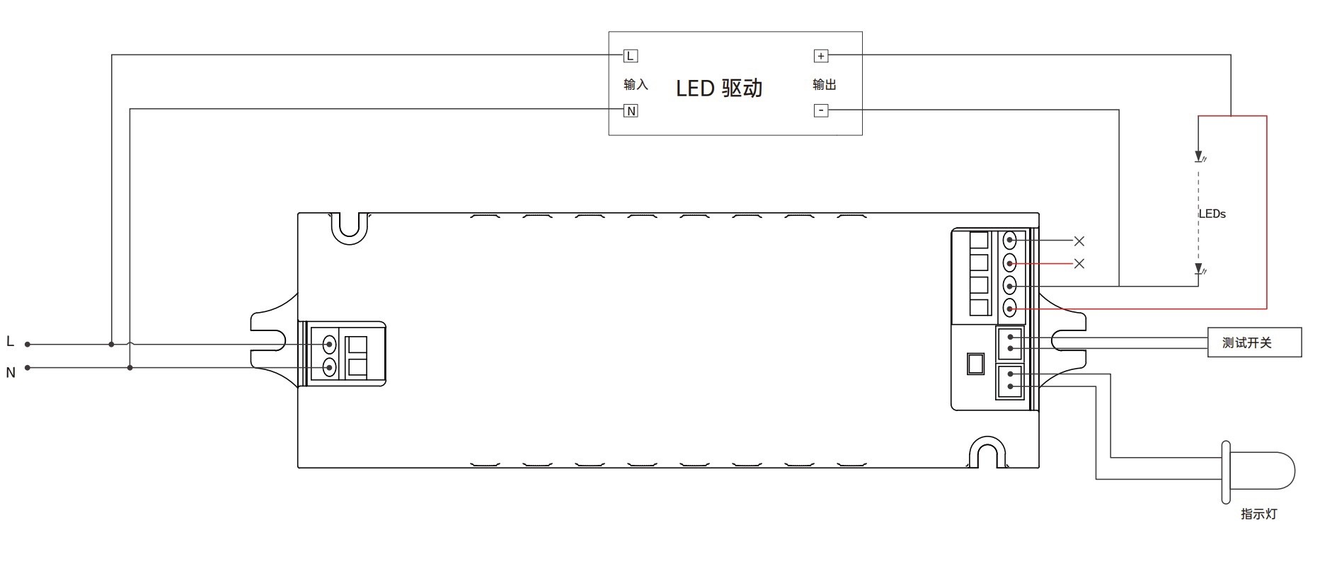 DC Solution Emergency Converter With Tiny Size And Battery Inside