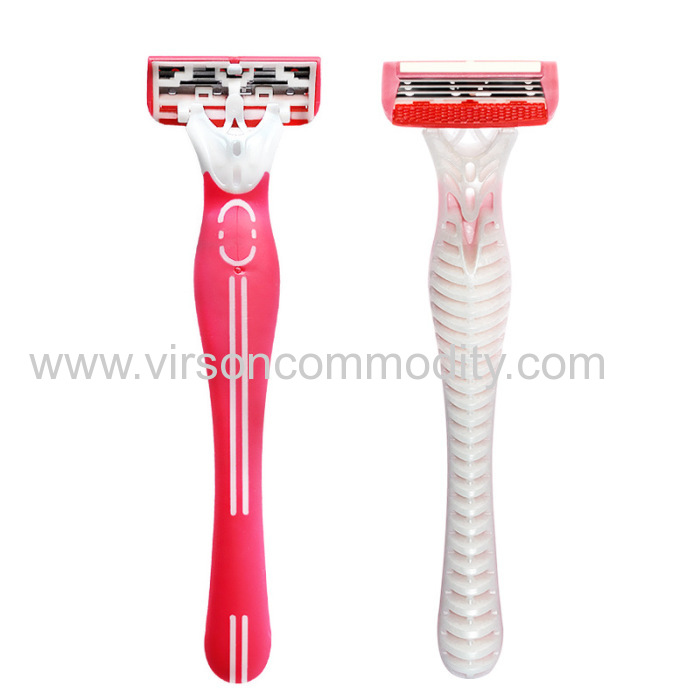 four blades manul quickly disposible razor