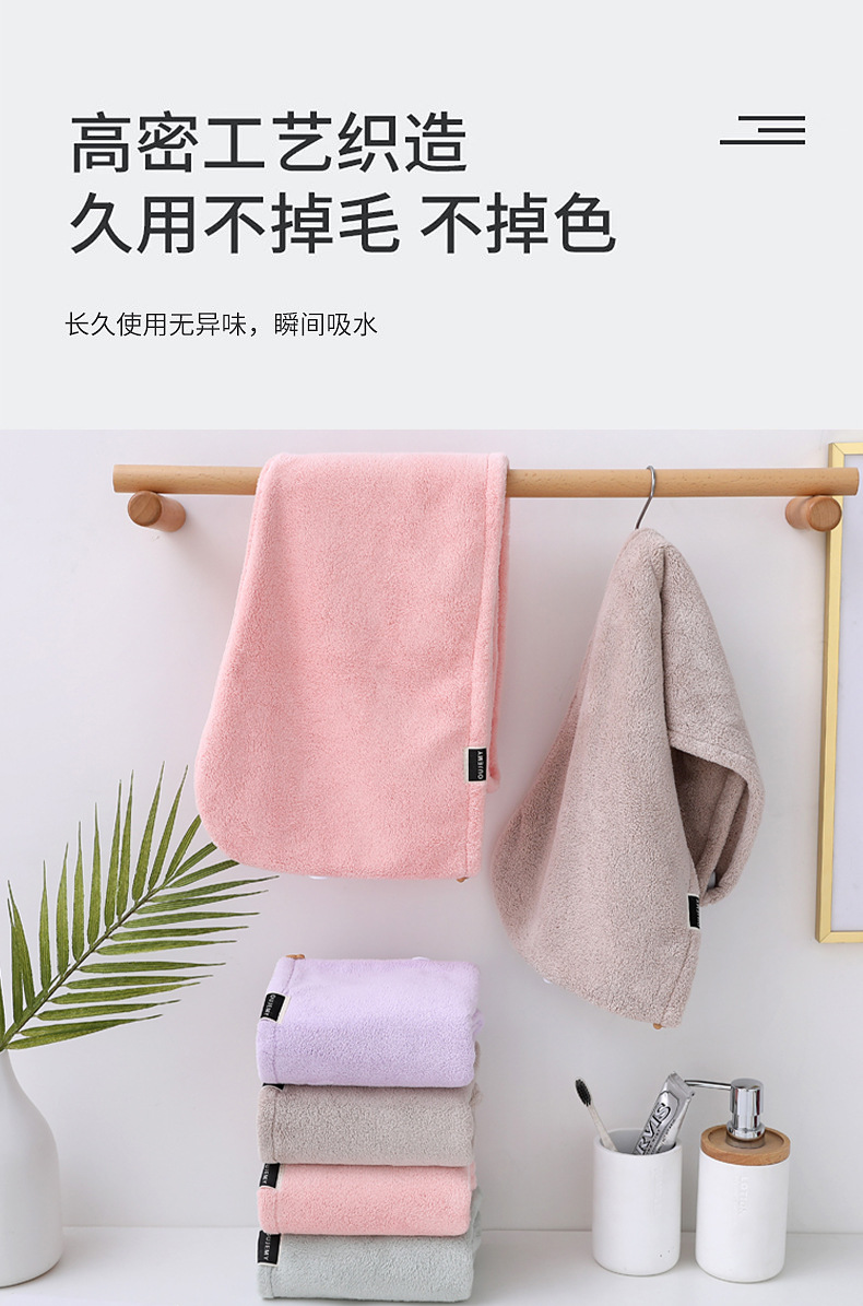 Skin-friendly Dry Hair Cap for Children Quick Absorbent and Thickened 35*75cm/70*140cm