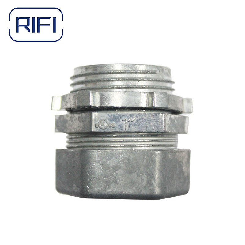 RIFI-EMT Compression Connector Zinc Used To Join EMT To EMT Or A Enclouse