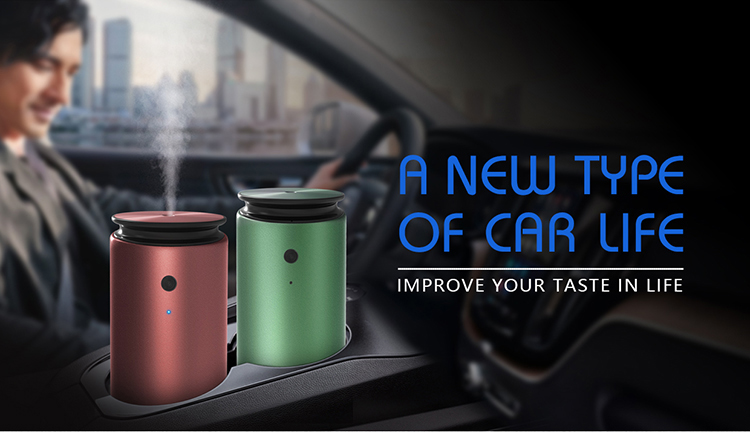 HOMEFISH PET Material Waterless Aroma Diffuser Car Scent Diffuser 20ml