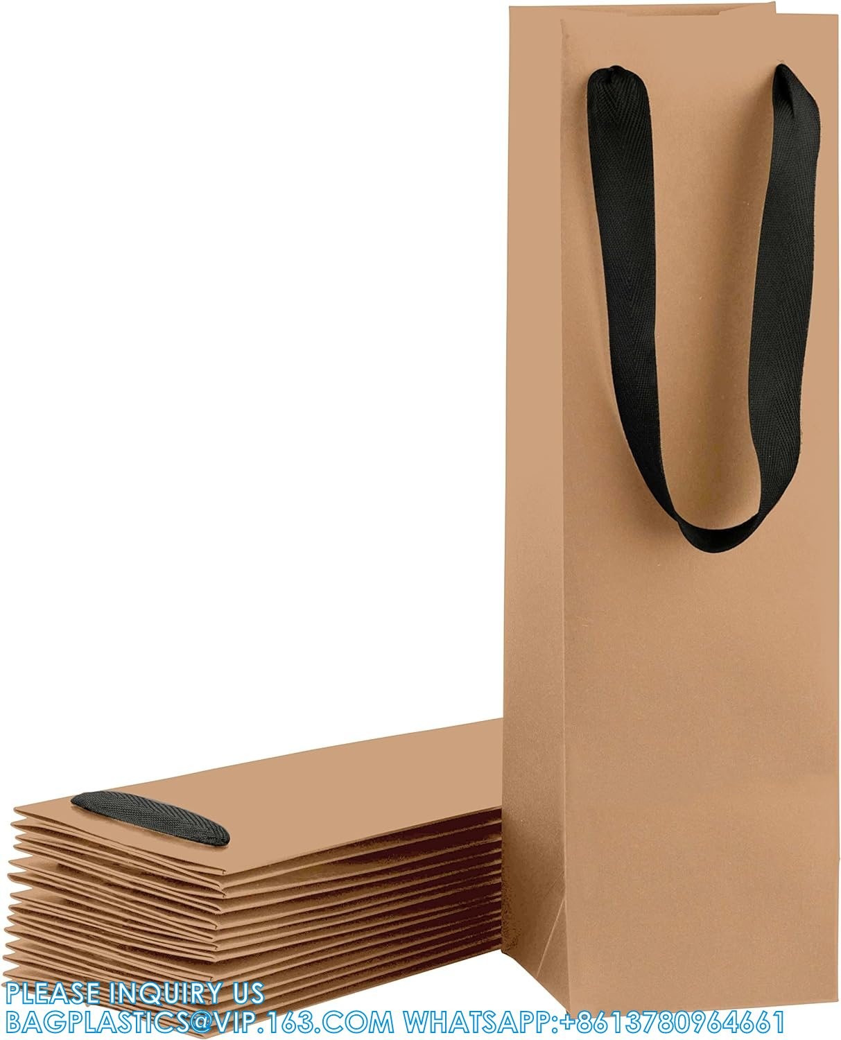Wine Gift Bags - Wine Gift Bag With Scratch Paper Panel For Personalized Messages - Wine Bags For Wine Bottles Gifts