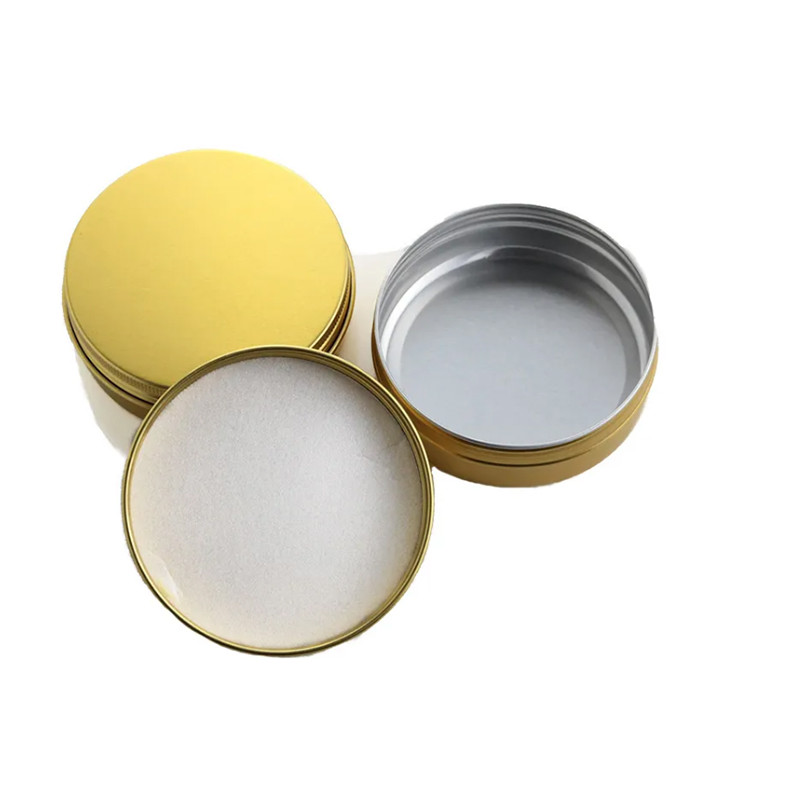 Square Snap Lid Tin Aluminum Jar Cosmetic Candle Packaging Box