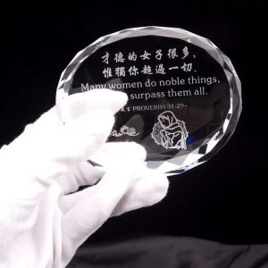 China Customize K9 Cube Souvenir Gifts Engraving Mind Brain Structure Block 3d Laser Crystal Moon on sale