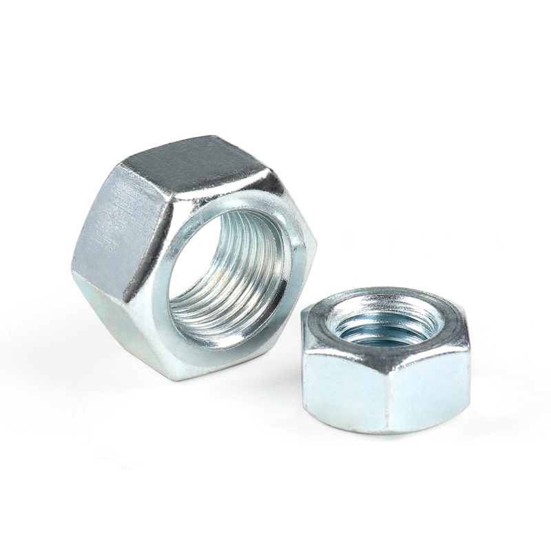 White Zinc Plated Hex Nuts For General Industry Imperial Measurement System DIN934