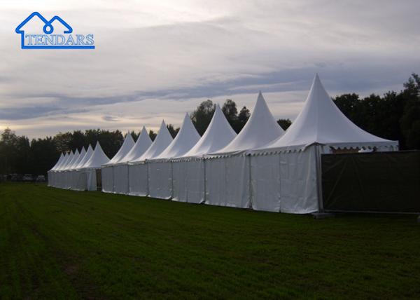 Factory Price Outdoor Custmized Waterproof Pagoda Exhibition White Canvas Tent